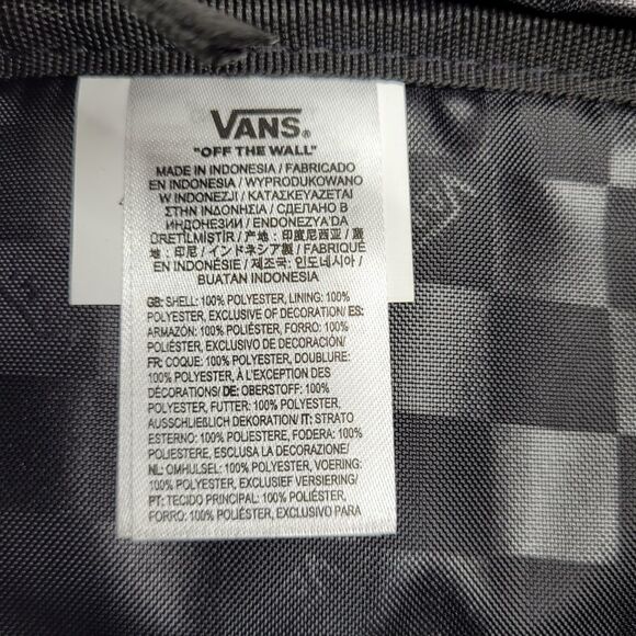 NEW VANS PLUSH LEOPARD FURRY BLACK BLUE RED GOLD Deana BACKPACK TRAVEL BAG NWT - Picture 6 of 16